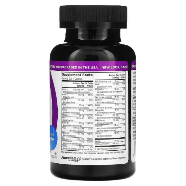 Мультивітаміни із залізом, Daily One Caps, Twinlab, 90 капсул