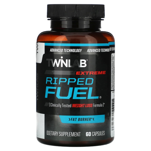Жироспалювач, Ripped Fuel Extreme, Twinlab, 60 капсул