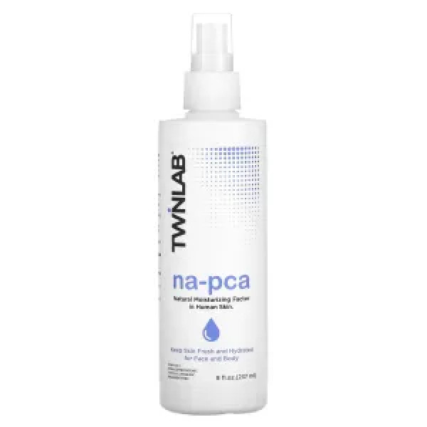 Спрей для обличчя і тіла Na-PCA, For Face and Body, Twinlab, 237 мл