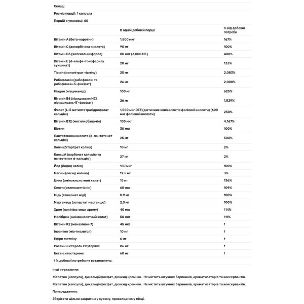 Вітаміни для чоловіків, Daily One Caps, For Men, Twinlab, 60 капсул