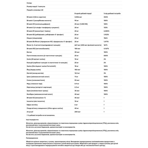 Вітаміни для жінок, Daily One Caps for Women, Twinlab, 60 капсул