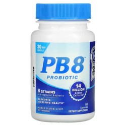 Пробиотик 14 млрд, Nutrition Now PB8 Probiotic, 60 капсул