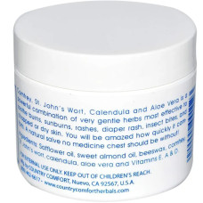 Успокаивающий крем, детский, Herbal Savvy Country Comfort, живокост и алоэ вера, 57 г