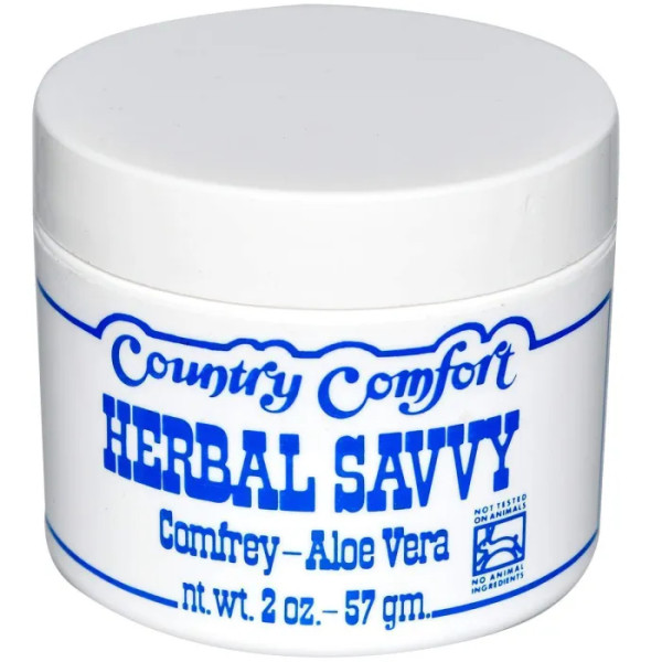 Заспокійливий крем, Herbal Savvy, Country Comfort, дитячий, живокіст-алое віра, 57 г