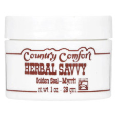 Крем с желтокорнем и миррой, Herbal Savvy Country Comfort, 28 г