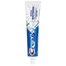 Зубная паста с фтором экстра отбеливание, Fluoride Toothpaste Extra Whitening with Tartar Protection Crest Plus Complete, защита от зубного камня, вкус чистая мята, 153 г