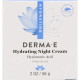 Зволожуюче нічний крем, Hydrating Night Cream, Derma E, (56 г)
