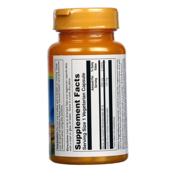 Вітамін В3, Niacin, Thompson, ніацин, 500 мг, 30 капсул