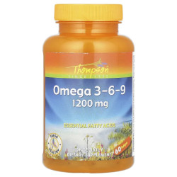 Омега 3-6-9 1200 мг, Thompson Omega 3-6-9, 60 капсул