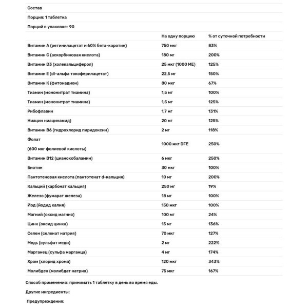 Вітаміни для жінок, Multi for Her, Nature Made, 90 таблеток