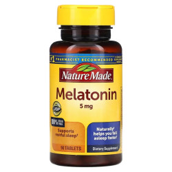 Мелатонін 5 мг, Nature Made Melatonin, 90 таблеток