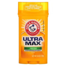 Дезодорант-антиперспірант твердий, освіжаючий UltraMax Antiperspirant Solid Deodorant Arm & Hammer, 73 г
