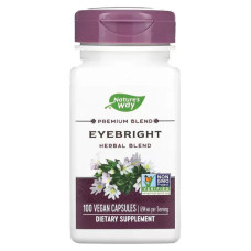 Очанка травяная смесь для глаз 694 мг, Natures Way Eyebright Herbal Blend, 100 веганских капсул (347 мг в капсуле)
