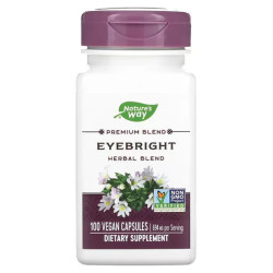 Очанка травяная смесь для глаз 694 мг, Natures Way Eyebright Herbal Blend, 100 веганских капсул (347 мг в капсуле)