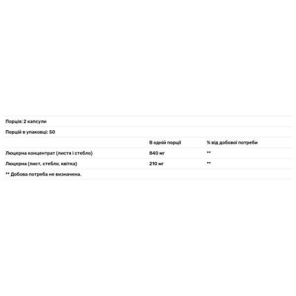 Альфальфа Макс, Alfa-Max, Nature's Way, концентрат, 840 мг, 100 веганських капсул (420 мг на капсулу)