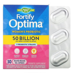 Пробіотики 50 млрд, Fortify® Women's Advanced Care Probiotic, Natures Way, для жінок, 30 капсул