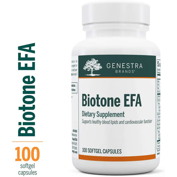 Незамінні жирні кислоти, Biotone EFA, Genestra Brands, 100 м'яких гелевих капсул