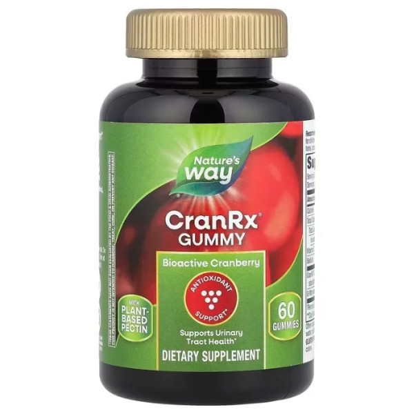 Журавлина для сечових шляхів, CranRx® Gummy, Nature's Way, 60 жувальних цукерок