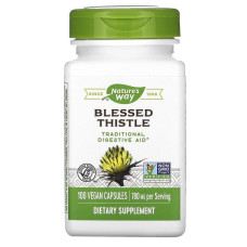 Расторопша 780 мг, Nature's Way Blessed Thistle, 100 вегетарианских капсул (390 мг на капсулу)