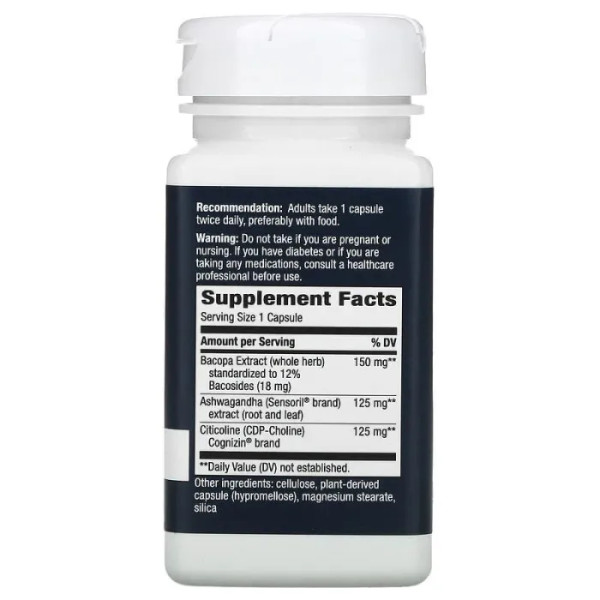 Здоров'я мозку, Clear Thinking, Nature's Way, ясність мислення, 40 капсул