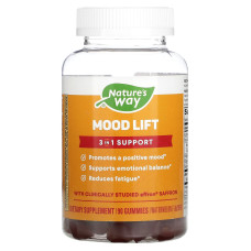 Підтримка настрою 28 мг, смак кавун, жувальні, Mood Lift Nature's Way, 90 жувальних цукерок, 14 мг у кожній