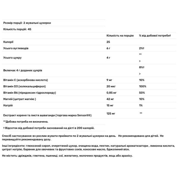 Зниження стресу, Stress Defense, Nature's Way, смак малини, 90 жувальних цукерок