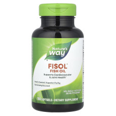 Риб'ячий жир в капсулах, Fisol® Fish Oil, Nature's Way, 180 капсул