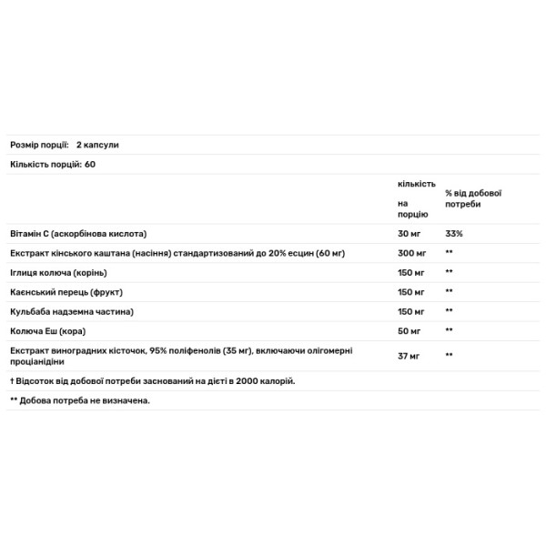 Для підтримки здорової сили вен ніг, Leg Veins, Nature's Way, преміум-суміш, 120 веганських капсул