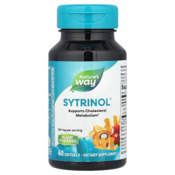 Контроль холестерина 150 мг, Nature's Way Sytrinol, 60 гелевых капсул
