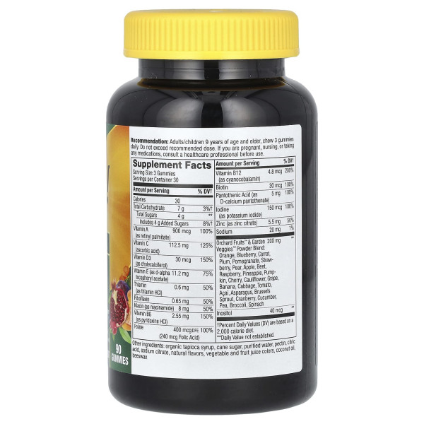 Мультивітаміни для дорослих, Alive! Adult Premium Gummies, Nature's Way, зі смаком винограду та вишні, 90 жувальних таблеток