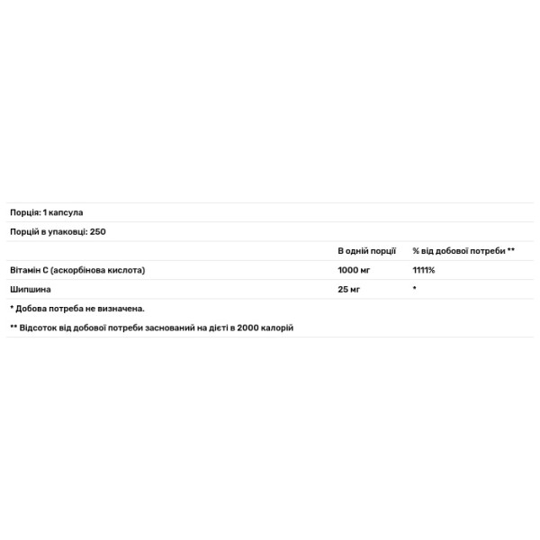 Вітамін C з шипшиною, Vitamin C with Rose Hips, Nature's Way, підвищеної сили, 250 капсул