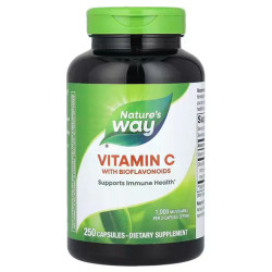 Вітамін C з біофлавоноїдами 1000 мг, Vitamin C with Bioflavonoids Nature's Way, 250 капсул