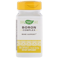 Борон 3 мг, Nature's Way Boron Complex, 100 капсул