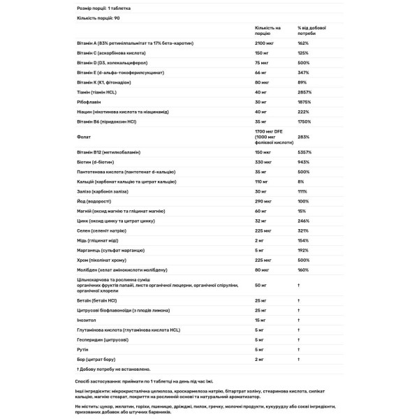 Вітаміни для вагітних, PreNatal, Super Nutrition, потрійна дія, 90 таблеток