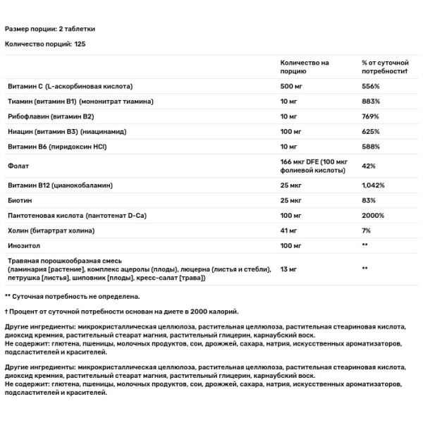 Комплекс вітамінів В + С, B-Complex with Vitamin C, Solgar, стрес формула, 250 таблеток