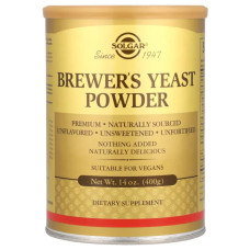 Пивні дріжджі, Solgar Brewer's Yeast, порошок, 400 гр.
