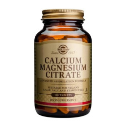 Кальций и магний, цитрат, Calcium Magnesium Citrate Solgar, 100 таблеток