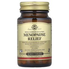 Підтримка при менопаузі, Solgar Menopause Relief, 30 міні пігулок