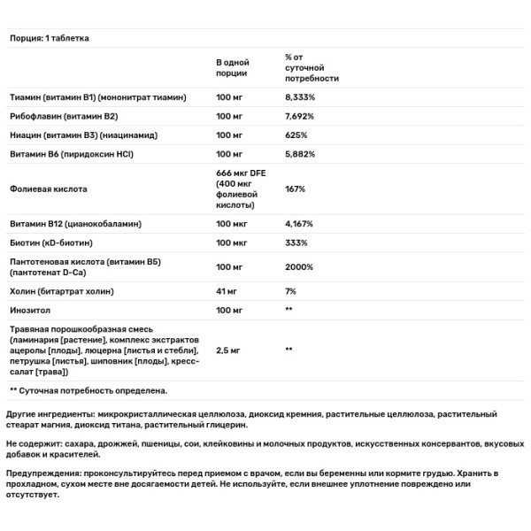 В-комплекс, B-Complex \