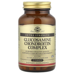 Глюкозамин и хондроитин экстра сила, Solgar Glucosamine Chondroitin, 75 таблеток