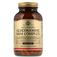 Глюкозамін МСМ комплекс, Solgar Glucosamine MSM, 120 таблеток