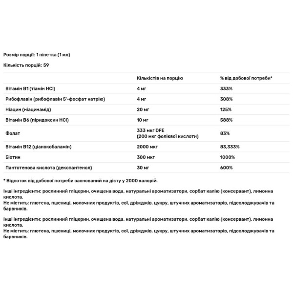 Вітамін В12, Vitamin B-12, Solgar, з В-комплексом, рідкий, сублінгвальний, 2000 мкг, 59 мл