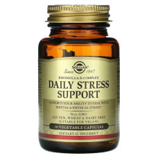 Родіола з B-комплексом, Solgar Rhodiola & B-Complex, щоденна підтримка при стресі, 30 рослинних капсул