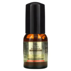 Мелатонин липосомальный, спрей для сна, мягкая мята Liposomal Melatonin Solgar, 100 пероральных спреев, 20 мл