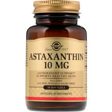 Астаксантин 10 мг, Solgar Astaxanthin, 30 гелевих капсул