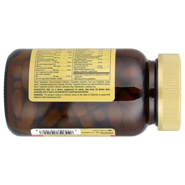 Мультивітаміни, мінерали та трави для жінок, Female Multiple, Solgar, 120 таблеток