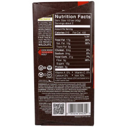 Чорний шоколад з журавлиною та мигдалем, Endangered Species Chocolate Dark Chocolate, 85 г