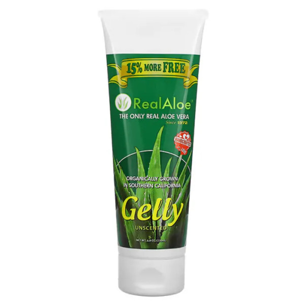Алое вера гель, Gelly, Real Aloe Inc., без запаху, 230 мл
