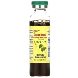 Экстракт гинкго билоба и красного женьшеня, Prince of Peace Ginkgo Biloba, 30 бутылочек по 10 мл