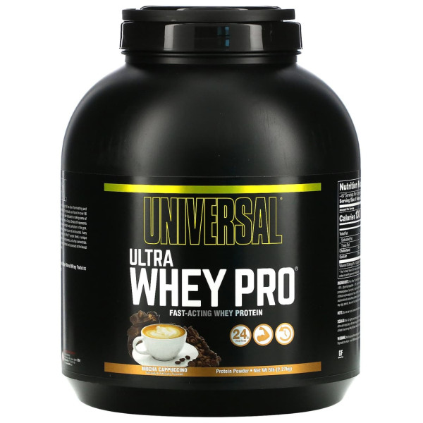 Сироватковий протеїн, (Ultra Whey Pro), мокко, капучіно, Universal Nutrition, 2,3 кг